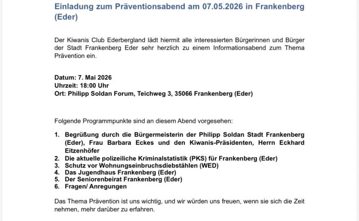 Prävention 2026